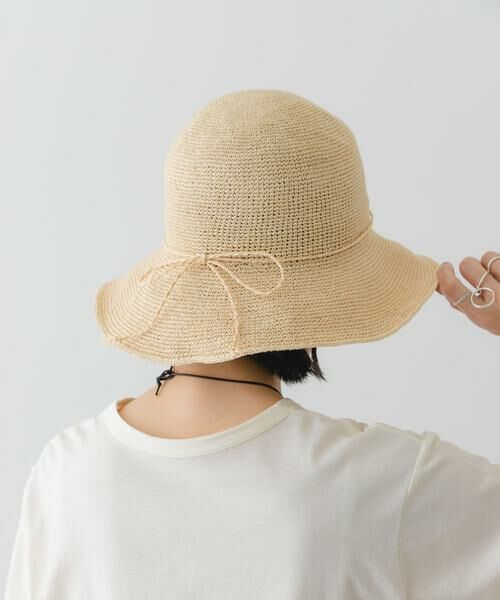 RODE SKO / ロデスコ ハット | ペーパーコマ編みハット | 詳細11