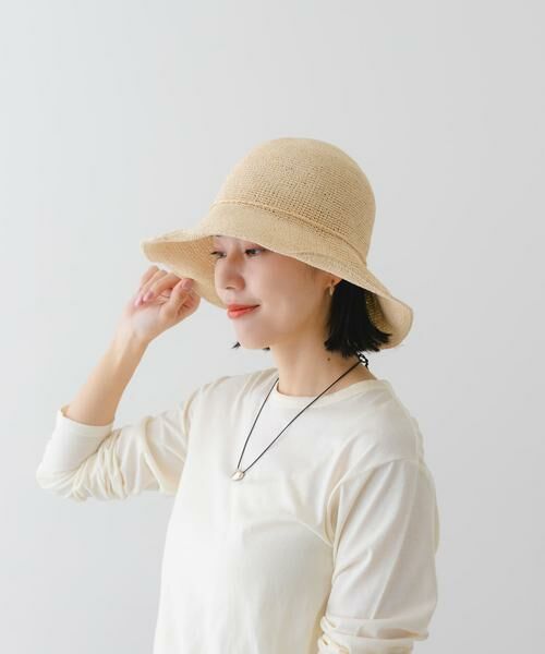 RODE SKO / ロデスコ ハット | ペーパーコマ編みハット | 詳細13