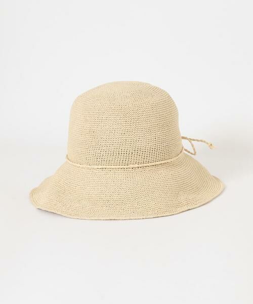 RODE SKO / ロデスコ ハット | ペーパーコマ編みハット | 詳細17