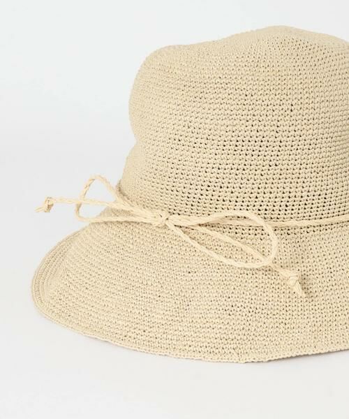 RODE SKO / ロデスコ ハット | ペーパーコマ編みハット | 詳細18