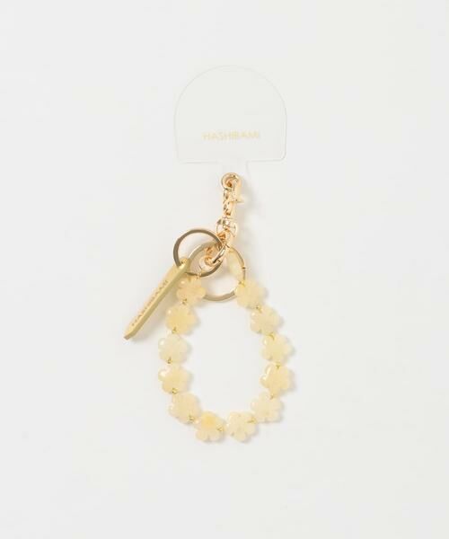 RODE SKO / ロデスコ キーホルダー・ストラップ | hashibami　フラワー天然石スマホハンドストラップ | 詳細1