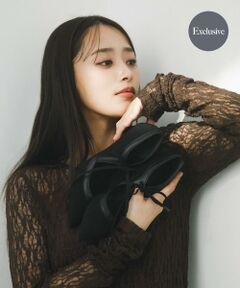 RODE SKO / ロデスコ パンプス | 『別注』AJUGA.×RODE SKO　『MADE IN JAPAN』チャンキーヒールリボンパンプス