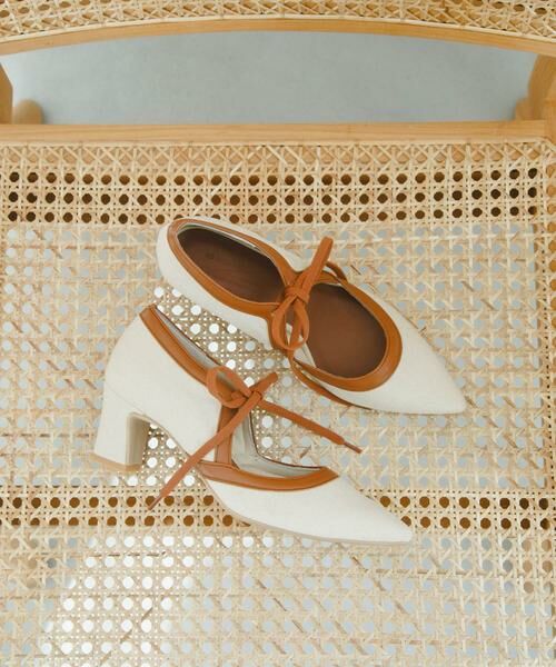 RODE SKO / ロデスコ パンプス | 『別注』AJUGA.×RODE SKO　『MADE IN JAPAN』チャンキーヒールリボンパンプス | 詳細8