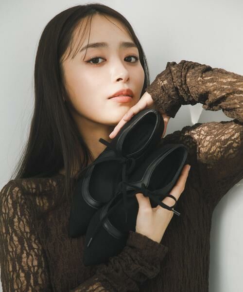 RODE SKO / ロデスコ パンプス | 『別注』AJUGA.×RODE SKO　『MADE IN JAPAN』チャンキーヒールリボンパンプス | 詳細11