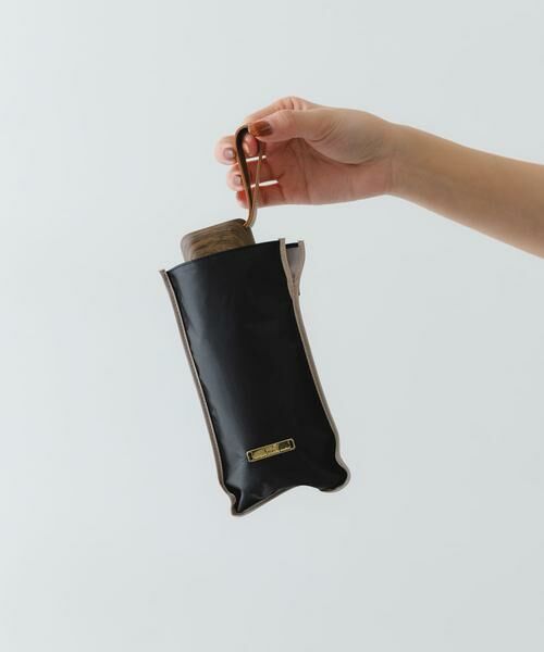 RODE SKO / ロデスコ 傘 | Wpc.　バイカラーパイピング日傘（ブラック）