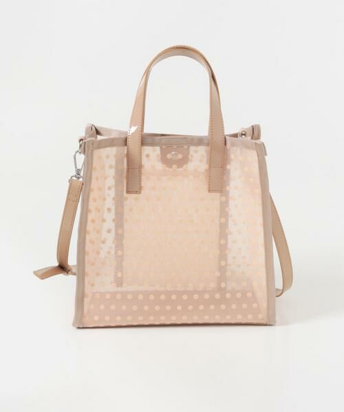 RODE SKO / ロデスコ ハンドバッグ | ドットシアーバッグ（ベージュ）