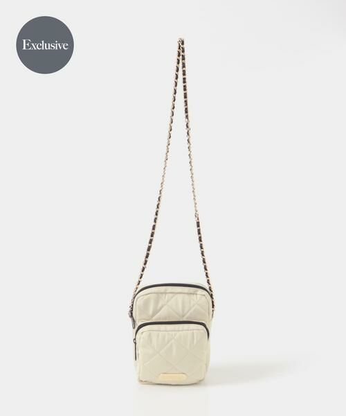 RODE SKO / ロデスコ ショルダーバッグ | 『別注』OUTDOOR PRODUCTS×hun RODESKO　QUILTING CHAIN（オフホワイト）