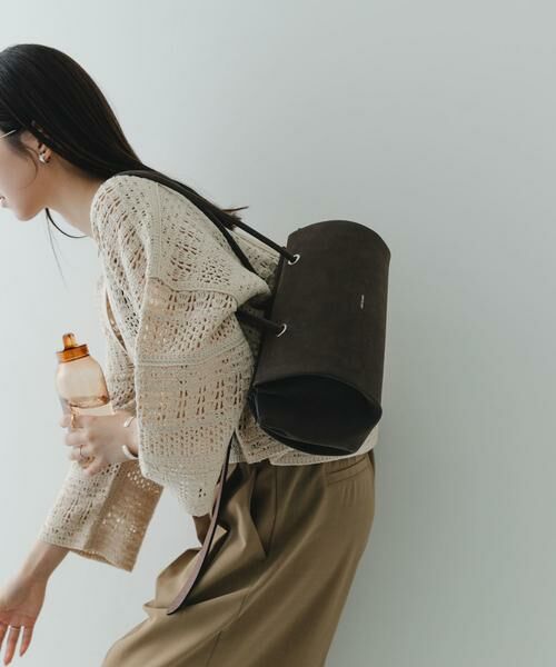 RODE SKO / ロデスコ ショルダーバッグ | ADD CULUMN　PAGE BOSTON NUBUCK（グレー）