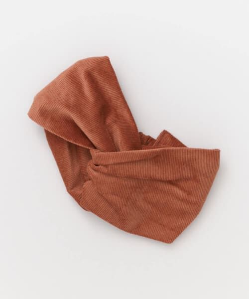 ＊＊RODE SKO / ロデスコ カチューシャ・カチューム・その他 | コーデュロイヘアバンド∴（CAMEL）