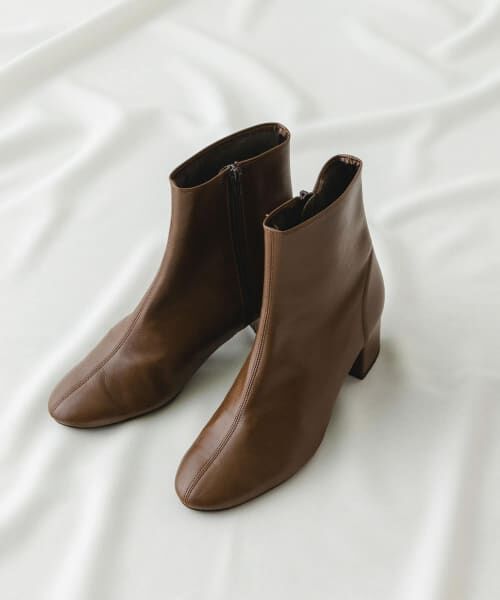**RODE SKO / ロデスコ ブーツ(ショート丈) | 『MADE IN JAPAN』EMELINA プレーンブーツ(BROWN)