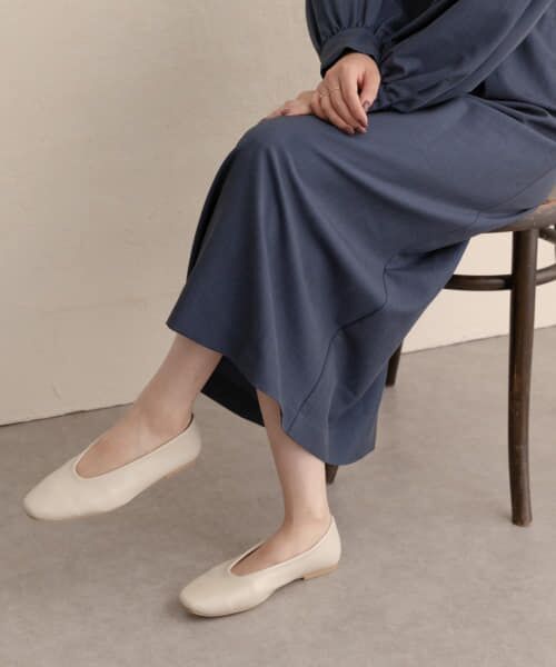 ＊＊RODE SKO / ロデスコ バレエシューズ | 『MADE IN JAPAN』NATRIA くったりスムースシューズ（ECRU）