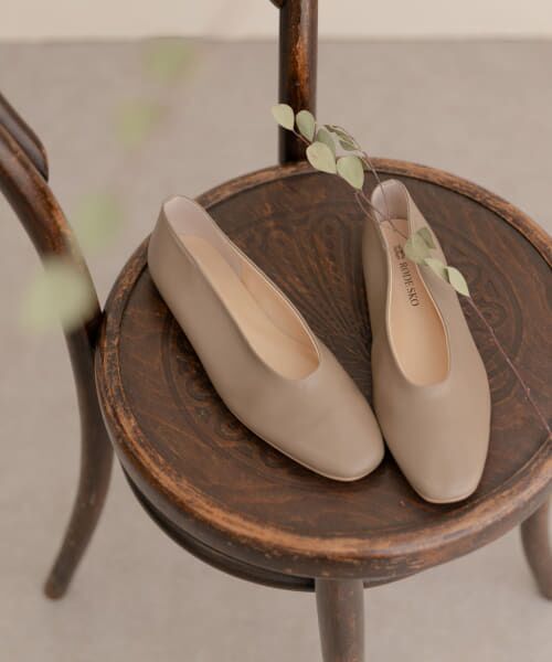 ＊＊RODE SKO / ロデスコ バレエシューズ | 『MADE IN JAPAN』NATRIA くったりスムースシューズ（OAK）