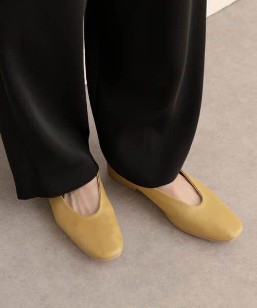 ＊＊RODE SKO / ロデスコ バレエシューズ | 『MADE IN JAPAN』NATRIA くったりスムースシューズ（YELLOW）