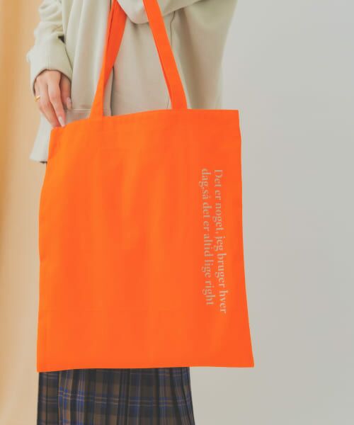 ＊＊RODE SKO / ロデスコ トートバッグ | ロゴトートバッグ（ORANGE）