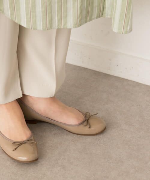 ＊＊RODE SKO / ロデスコ バレエシューズ | 『5サイズ展開』ラウンドトゥエナメルバレエ（OAK）