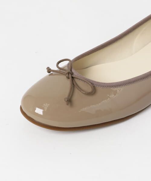 BT1552【極美品】トゥモローランド バレエシューズ エナメル 37 ピンク TOMORROWLAND WOMEN（トゥモローランド ウィメンズ