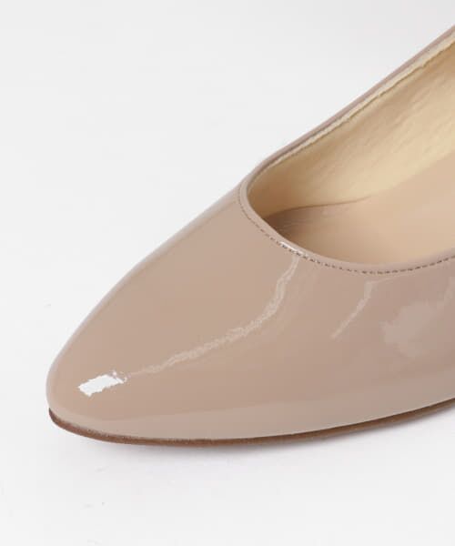美品）ZEN  エナメル　パンプス　23.5 ベルトパンプス エナメル レディース パンプス チャンキーヒール