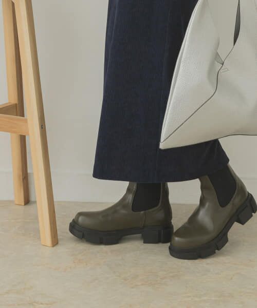 ＊＊RODE SKO / ロデスコ ブーツ（ショート丈） | 4.5センチサイドゴアブーツ（OLIVE）