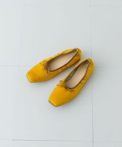 『MADE IN JAPAN』 サテンスクエアトゥバレエシューズ