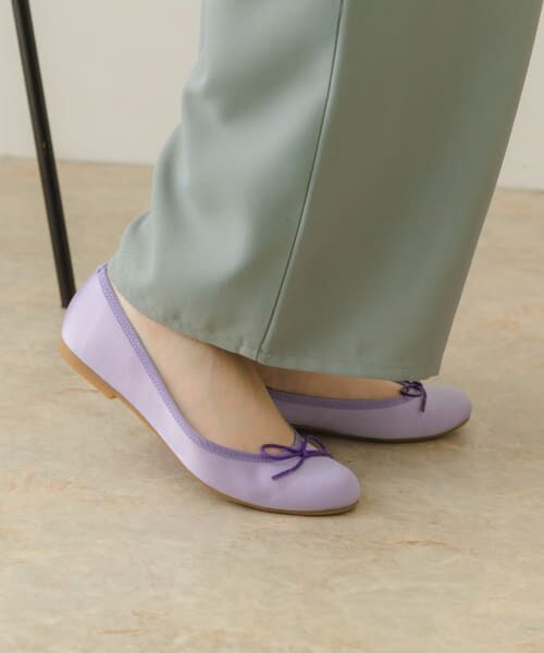 ＊＊RODE SKO / ロデスコ バレエシューズ | 『MADE IN JAPAN』サテンプレーンバレエシューズ（LAVENDER）