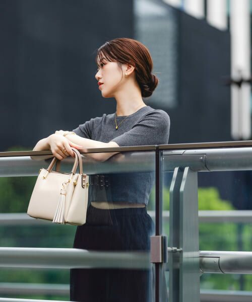 ＊＊RODE SKO / ロデスコ トートバッグ | プチ2WAYトートバッグ（ECRU）