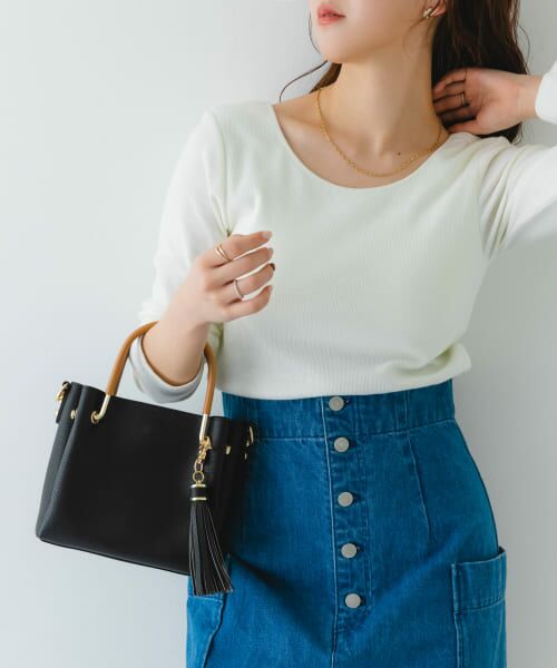 ＊＊RODE SKO / ロデスコ トートバッグ | プチ2WAYトートバッグ（BLACK）