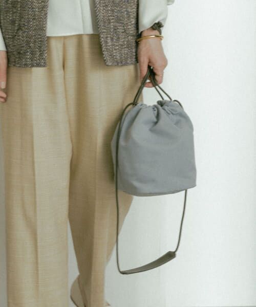 ＊＊RODE SKO / ロデスコ ショルダーバッグ | hun RODE SKO　Pouch 2WAY巾着ポーチ（SAX）