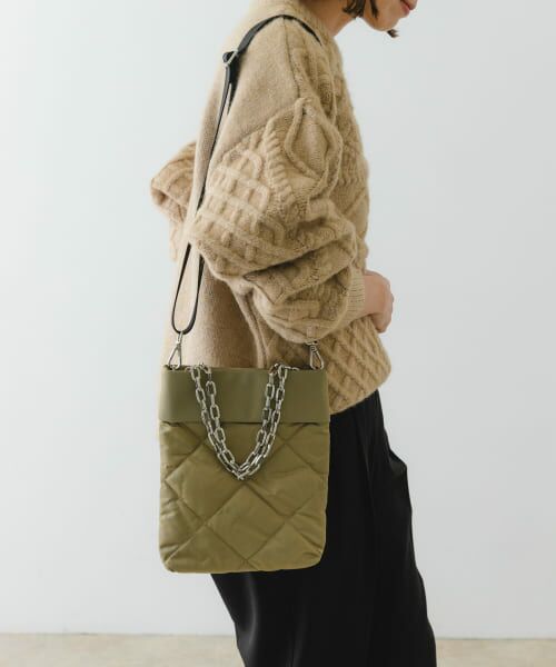 RODESKO 別注 アウトドアプロダクツ キルティング チェーン バッグ