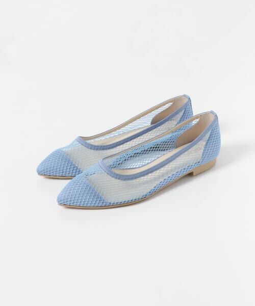 ＊＊RODE SKO / ロデスコ パンプス | 『MADE IN JAPAN』メッシュポインテッドパンプス（SAX）