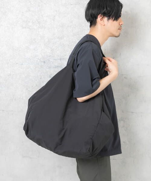 kirahvi9/リップストップナイロン/トートバッグ/ショルダーバッグ/チョコ kirahvi9/キラハビーユフデクサン/リップストップナイロン