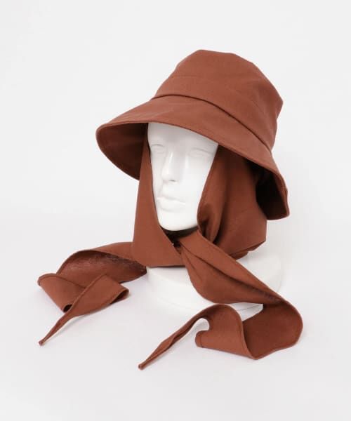 ＊＊RODE SKO / ロデスコ ハット | スカーフバケットハット（BROWN）