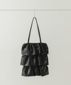 フリルメタリックトート