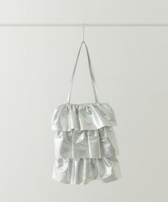 フリルメタリックトート