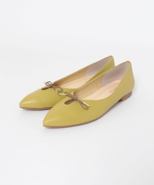 ＊＊RODE SKO / ロデスコ パンプス | 『MADE IN JAPAN』プチリボンパンプス（MUSTARD）