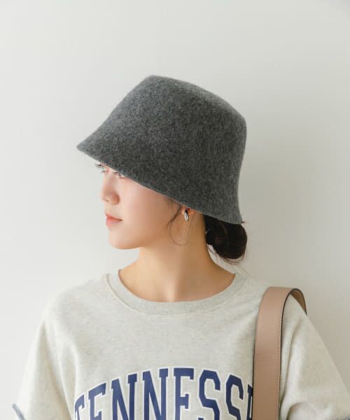 ＊＊RODE SKO / ロデスコ ハット | ウールバケットハット（GRAY）
