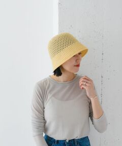 透かし柄ベルハット