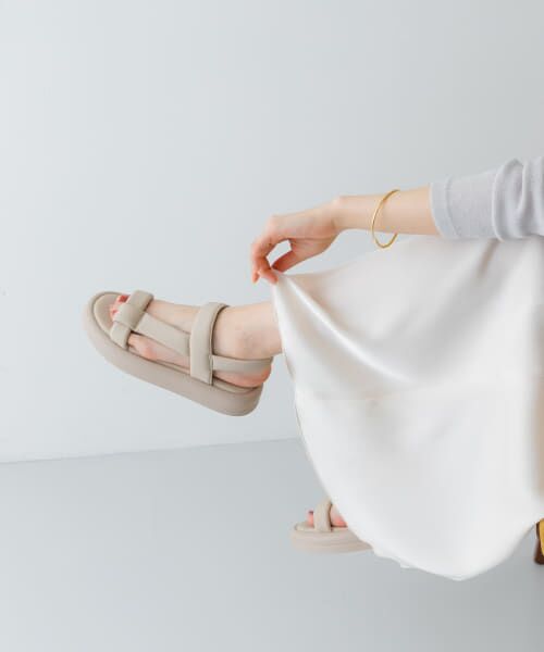 ＊＊RODE SKO / ロデスコ サンダル | ストラップパフサンダル（LIGHT GRAY）