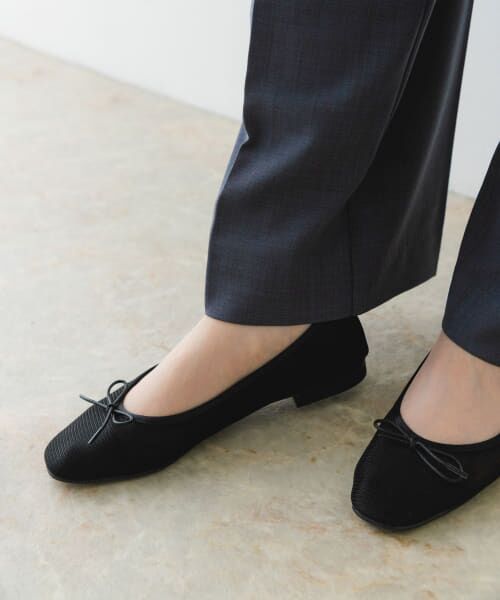 Rouje Paris バレエシューズ。 セール】 『MADE IN JAPAN』シアーバレエシューズ （バレエ