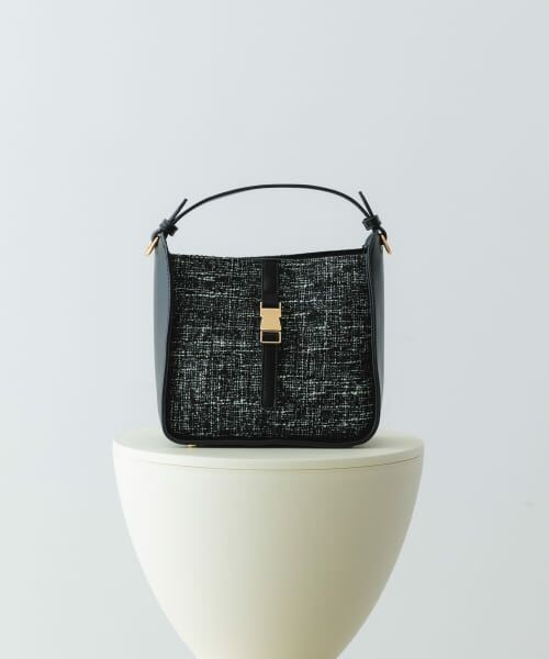 ＊＊RODE SKO / ロデスコ ショルダーバッグ | ツイードショルダーバッグ（BLACK）