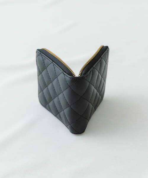 ＊＊RODE SKO / ロデスコ 財布・コインケース・マネークリップ | キルティング二つ折りミニ財布（BLACK）