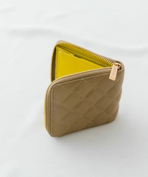 ＊＊RODE SKO / ロデスコ 財布・コインケース・マネークリップ | キルティング二つ折りミニ財布（MOCHA）