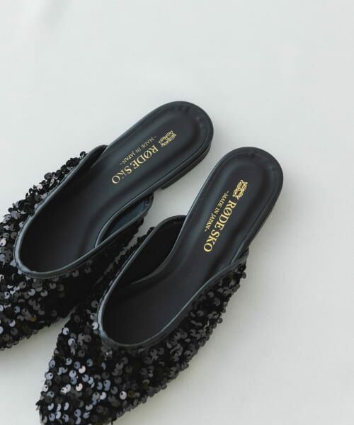 セール】 『MADE IN JAPAN』スパンコールミュール (シューズ セール】 『MADE IN JAPAN』スパンコールミュール (シューズ