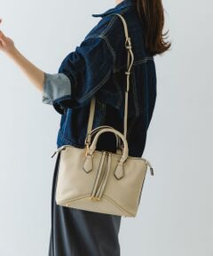 メタルストラップミニボストンバッグ