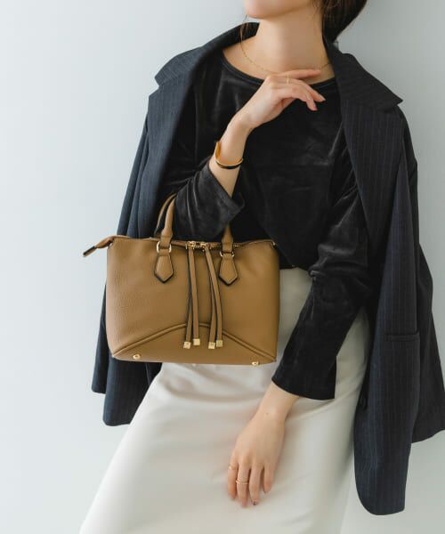 ＊＊RODE SKO / ロデスコ ボストンバッグ | メタルストラップミニボストンバッグ（MOCHA）