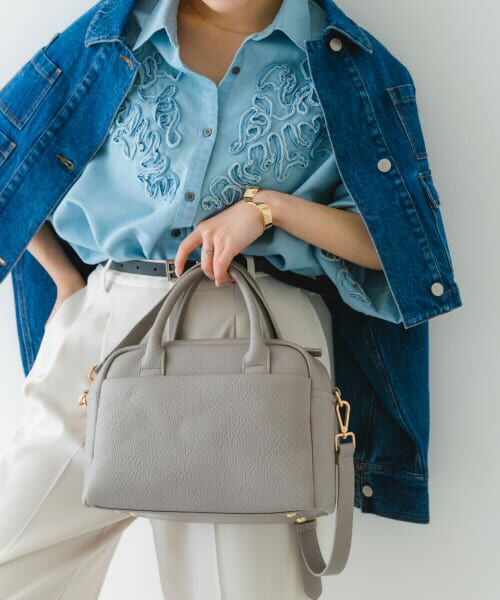 ＊＊RODE SKO / ロデスコ ボストンバッグ | プレーンボストンバッグ（GRAY）