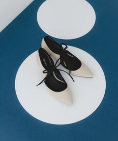 『MADE IN JAPAN』チャンキーヒールリボンパンプス