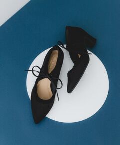 『MADE IN JAPAN』チャンキーヒールリボンパンプス