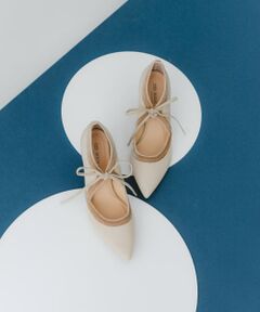 『MADE IN JAPAN』チャンキーヒールリボンパンプス