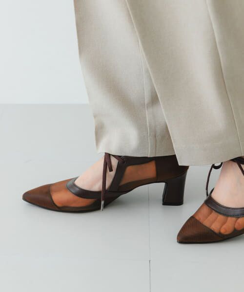 MADE IN JAPAN』チャンキーヒールリボンパンプス （パンプス