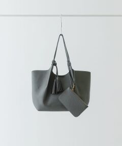 ポーチ付タックトートバッグ